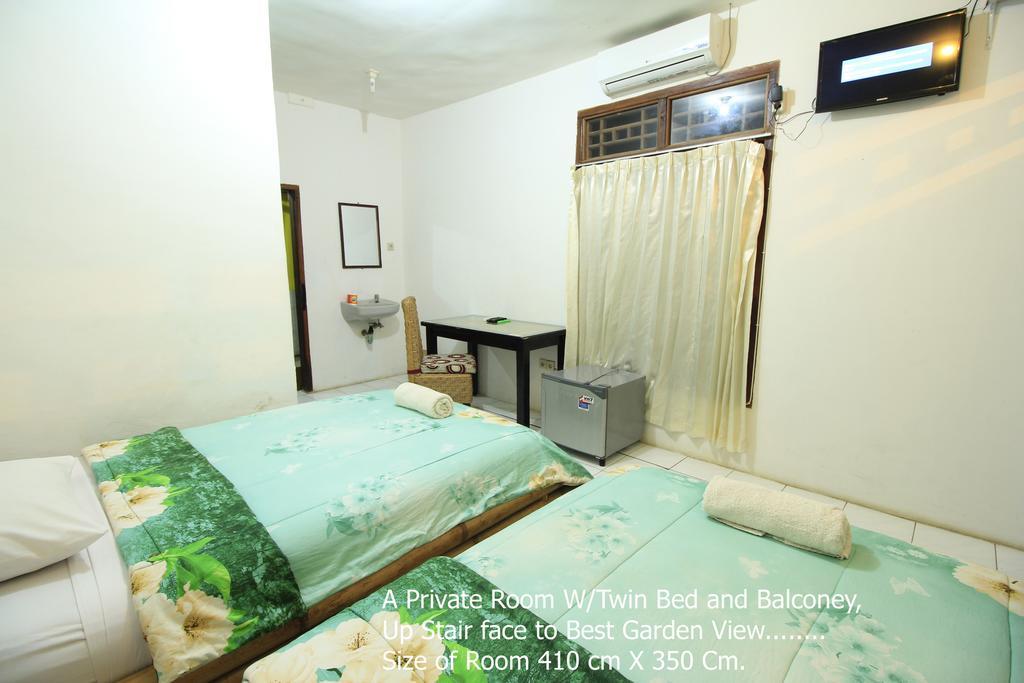 Melati Garden Guesthouse Gili Trawangan Luaran gambar